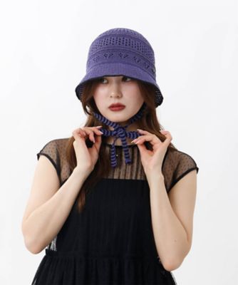 ハートジャカードボンネットハット 4ASS34718 | ANNA SUI